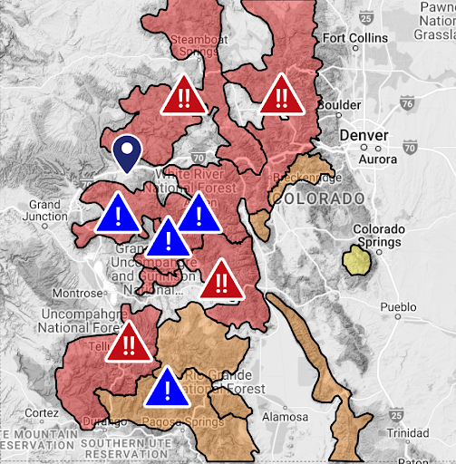 Special Products Forecast Map