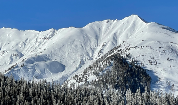 Avalanche near Aspen